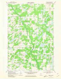 preview thumbnail of historical topo map of Wadena County, MN in 1969