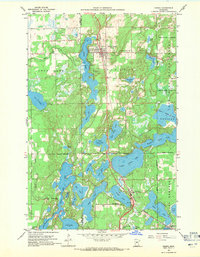 Download a high-resolution, GPS-compatible USGS topo map for Nisswa, MN (1971 edition)