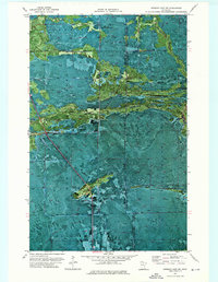 Download a high-resolution, GPS-compatible USGS topo map for Norman Lake SW, MN (1976 edition)