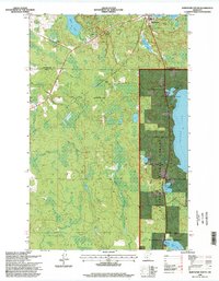 Download a high-resolution, GPS-compatible USGS topo map for Northome South, MN (1998 edition)