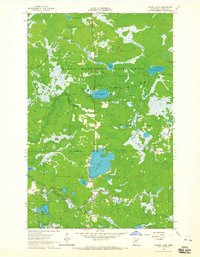 preview thumbnail of historical topo map of Itasca County, MN in 1964