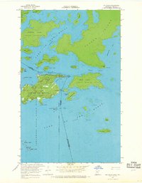 Download a high-resolution, GPS-compatible USGS topo map for Oak Island, MN (1969 edition)