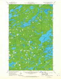 Download a high-resolution, GPS-compatible USGS topo map for Ogishkemuncie Lake, MN (1967 edition)