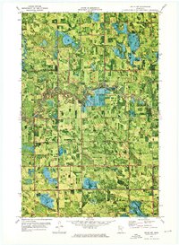 preview thumbnail of historical topo map of Red Lake County, MN in 1972