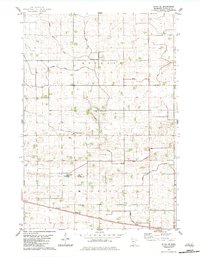 Download a high-resolution, GPS-compatible USGS topo map for Olivia SE, MN (1983 edition)