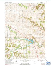Download a high-resolution, GPS-compatible USGS topo map for Oronoco, MN (1991 edition)