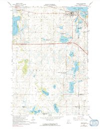 Download a high-resolution, GPS-compatible USGS topo map for Osakis, MN (1991 edition)