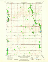 preview thumbnail of historical topo map of Marshall County, MN in 1966
