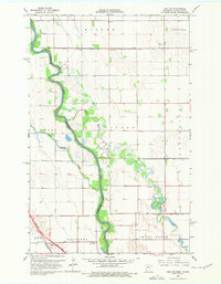 preview thumbnail of historical topo map of Polk County, MN in 1966