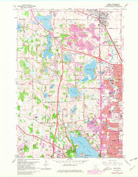 preview thumbnail of historical topo map of Osseo, MN in 1967