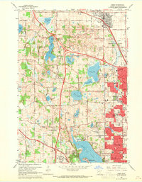 Download a high-resolution, GPS-compatible USGS topo map for Osseo, MN (1969 edition)