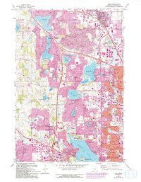 preview thumbnail of historical topo map of Osseo, MN in 1967
