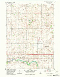 preview thumbnail of historical topo map of Faribault County, MN in 1982