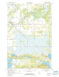 Download a high-resolution, GPS-compatible USGS topo map for Palisade, MN (1991 edition)