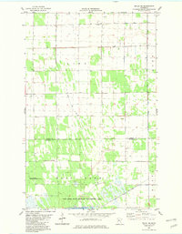 preview thumbnail of historical topo map of Roseau County, MN in 1982