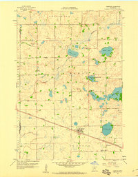 Download a high-resolution, GPS-compatible USGS topo map for Pennock, MN (1960 edition)