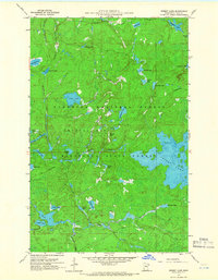Download a high-resolution, GPS-compatible USGS topo map for Perent Lake, MN (1966 edition)