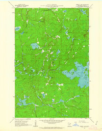 Download a high-resolution, GPS-compatible USGS topo map for Perent Lake, MN (1962 edition)
