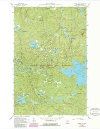 Download a high-resolution, GPS-compatible USGS topo map for Perent Lake, MN (1986 edition)