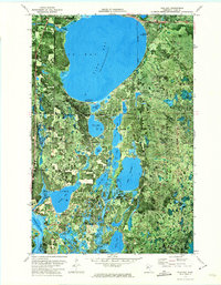 Download a high-resolution, GPS-compatible USGS topo map for Pike Bay, MN (1974 edition)