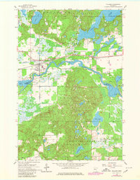 preview thumbnail of historical topo map of Pillager, MN in 1954