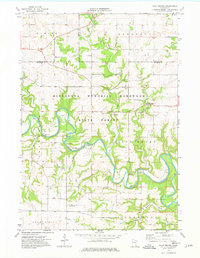 preview thumbnail of historical topo map of Fillmore County, MN in 1974