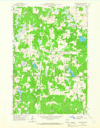 Download a high-resolution, GPS-compatible USGS topo map for Pine River SW, MN (1966 edition)