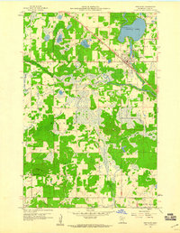 Download a high-resolution, GPS-compatible USGS topo map for Pine River, MN (1960 edition)