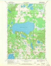 Download a high-resolution, GPS-compatible USGS topo map for Ponsford, MN (1971 edition)
