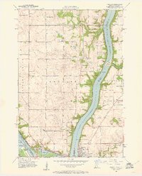 1951 Map of Prescott, 1961 Print