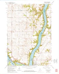 Download a high-resolution, GPS-compatible USGS topo map for Prescott, MN (1976 edition)