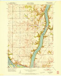 1951 Map of Prescott