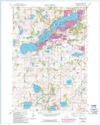 1974 Map of Prior Lake, MN, 1994 Print