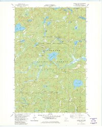 Download a high-resolution, GPS-compatible USGS topo map for Quadga Lake, MN (1982 edition)