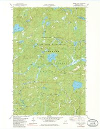 Download a high-resolution, GPS-compatible USGS topo map for Quadga Lake, MN (1986 edition)