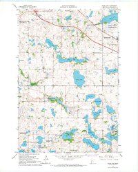 Download a high-resolution, GPS-compatible USGS topo map for Quam Lake, MN (1967 edition)