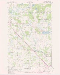 preview thumbnail of historical topo map of Morrison County, MN in 1956