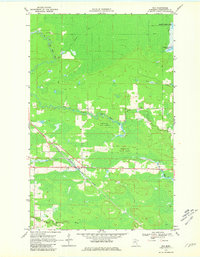 preview thumbnail of historical topo map of Koochiching County, MN in 1969