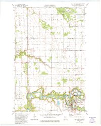 Download a high-resolution, GPS-compatible USGS topo map for Red Lake Falls, MN (1982 edition)