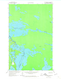 Download a high-resolution, GPS-compatible USGS topo map for Redhorse Bay, MN (1974 edition)
