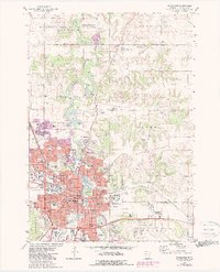 Download a high-resolution, GPS-compatible USGS topo map for Rochester, MN (1979 edition)