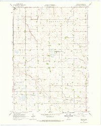 Download a high-resolution, GPS-compatible USGS topo map for Rowena, MN (1968 edition)