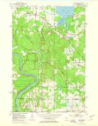 Download a high-resolution, GPS-compatible USGS topo map for Saginaw, MN (1978 edition)