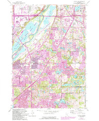 Download a high-resolution, GPS-compatible USGS topo map for Saint Paul SW, MN (1993 edition)