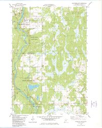 preview thumbnail of historical topo map of Pine County, MN in 1982