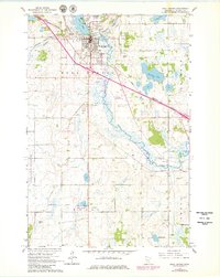 Download a high-resolution, GPS-compatible USGS topo map for Sauk Centre, MN (1980 edition)
