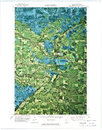 preview thumbnail of historical topo map of Beltrami County, MN in 1972
