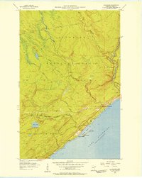 Download a high-resolution, GPS-compatible USGS topo map for Schroeder, MN (1957 edition)