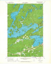 Download a high-resolution, GPS-compatible USGS topo map for Shagawa Lake, MN (1967 edition)