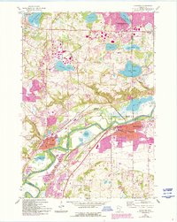 Download a high-resolution, GPS-compatible USGS topo map for Shakopee, MN (1993 edition)